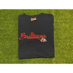 Vintage Fresno State Bulldogs shirt mens extra large blue 90s football FSU
